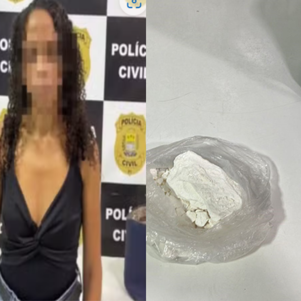 Denarc prende mulher meio quilo de cocaína em Teresina voxpiaui